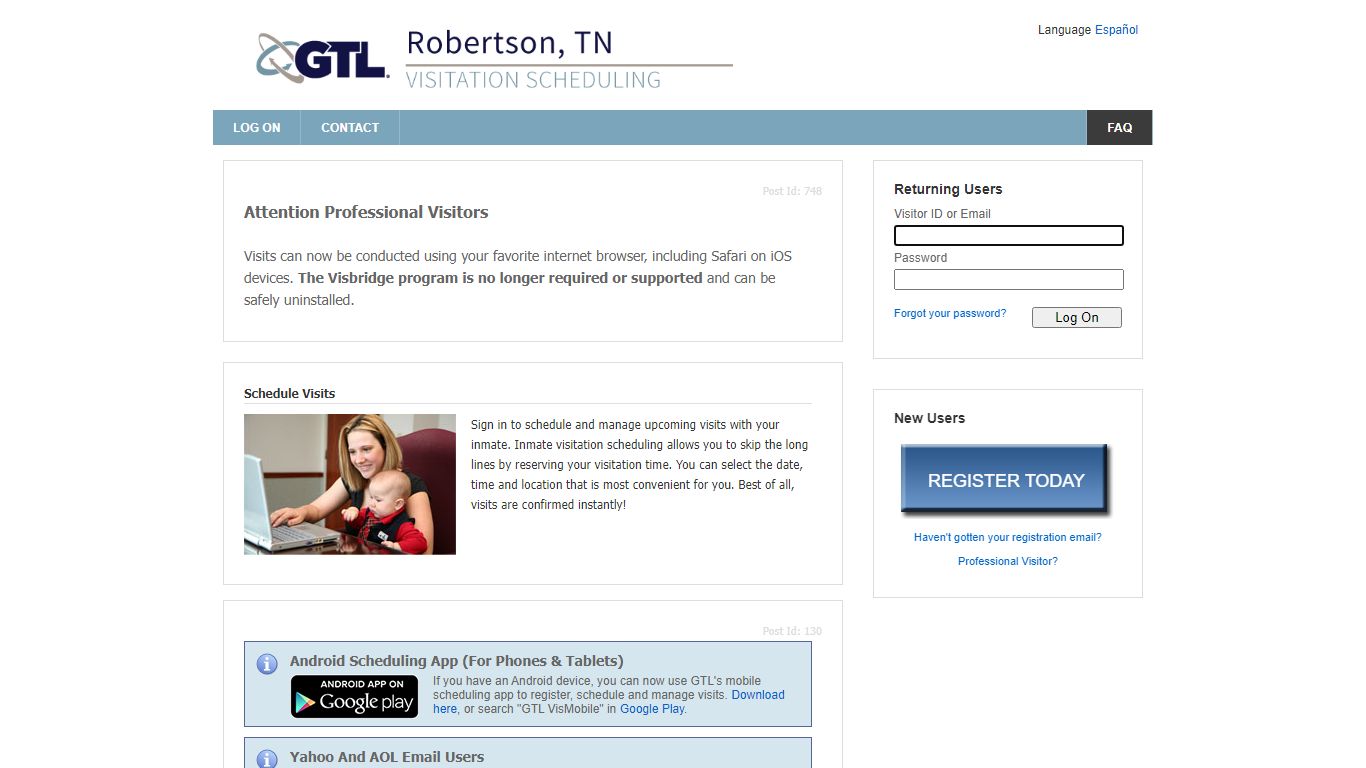 ViaPath Visitor Web 8.0 - GTLVisitMe